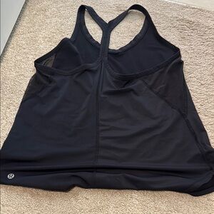 Lululemon Black Racerback Tank Top